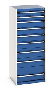 Bott Cubio 9 Drawer Cabinet 650W x 650D x 1600mmH Bott Professional Cubio Tool Storage Drawer Cabinets 65cm x 65cm 40019154.11V Blue Doors RAL5010 40019154.19V Dark Grey Doors RAL7016 40019154.24V Red Doors RAL3004 40019154.16V Light Grey Doors RAL7035 40019154.RAL Bespoke colour £ extra will be quoted